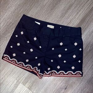 LOFT Embroidered details Shorts